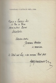 František Roman Jirman (1895 - 1971) - podpis - Ježíš Kristus / František Roman Jirman