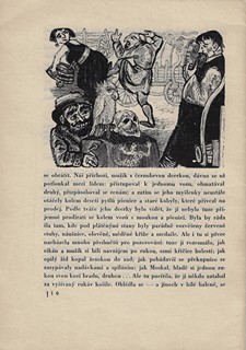 Jiří Šindler (1922 - 2015) - Večery na dědince nedaleko Dikanky / Nikolaj Vasiljevič Gogol ; dřevoryty Jiří Šindler