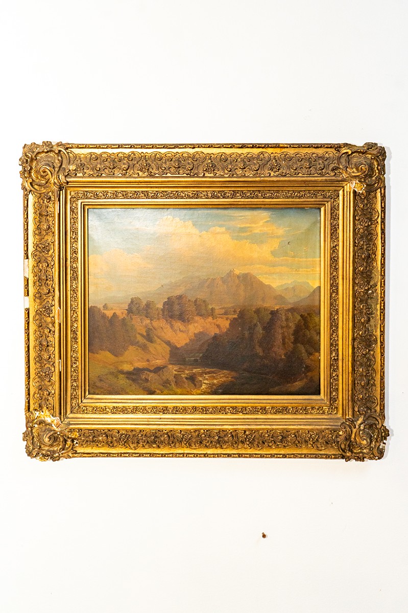 Maximilian Joseph Haushofer (1811 - 1866) - Romantická horská krajina