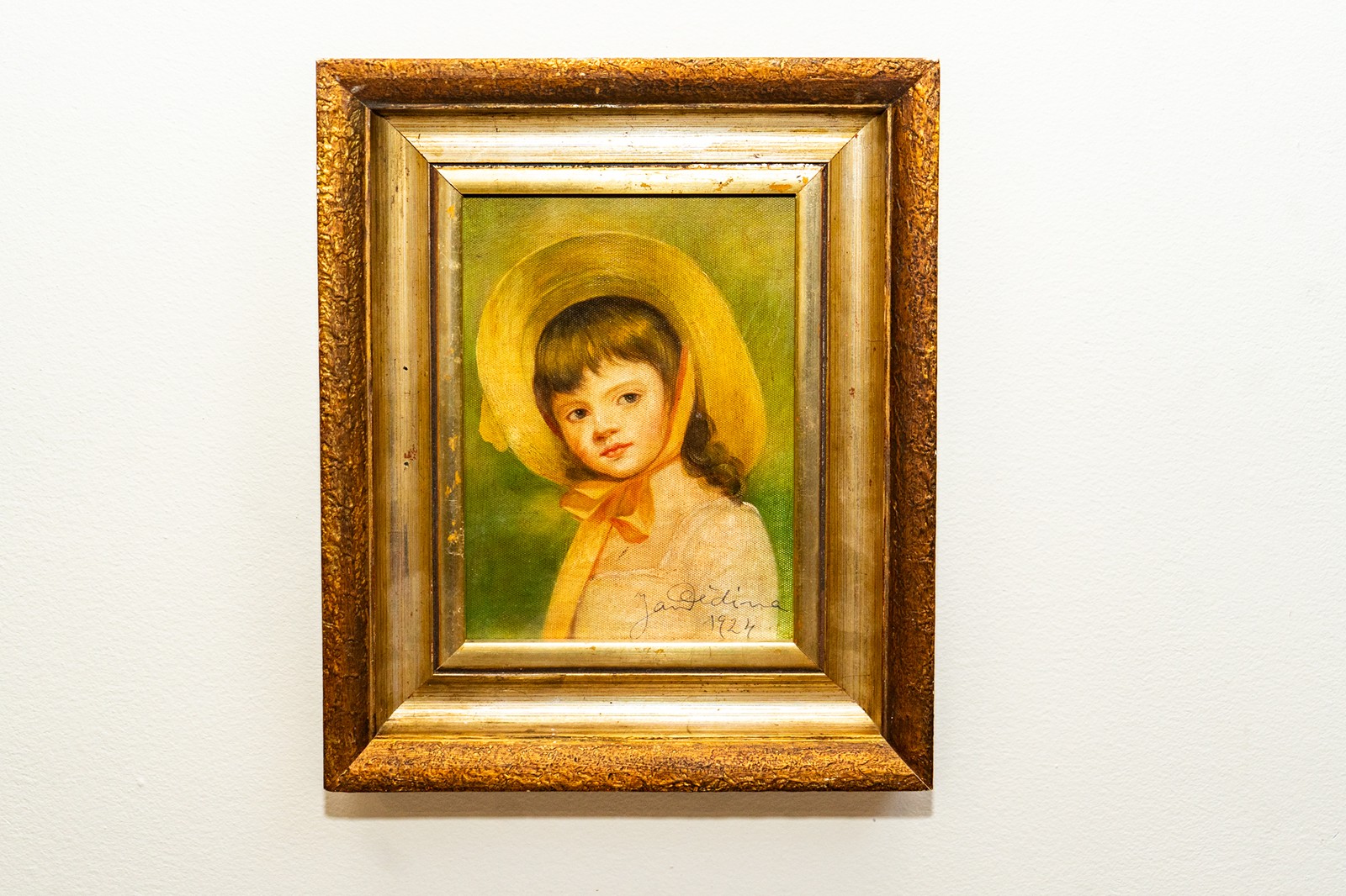 Jan Dědina (1870 - 1955) - Portrét dívky