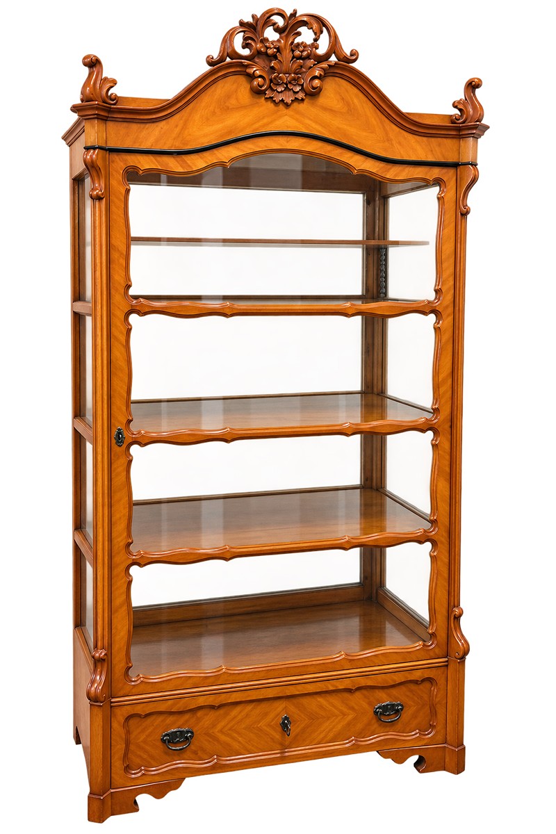 Starožitná vitrína ve stylu biedermeier