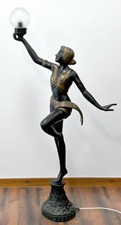 Velká podlahová lampa "Tanečnice"