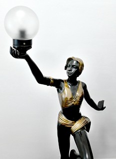 Velká podlahová lampa "Tanečnice"