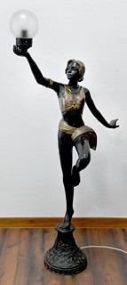 Velká podlahová lampa "Tanečnice"