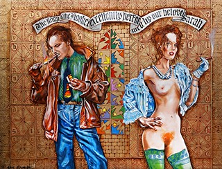 Jan Saudek (1935) - Pimp & Hooker