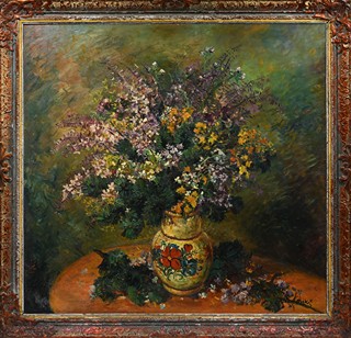 Joža Mikš (1901 - 1966) - Letní kytice ve váze - velký formát