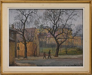 Josef Štefan Maleček (1890 - 1983) - Městský motiv