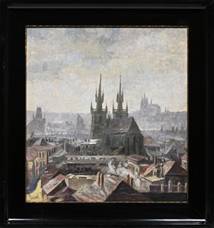 Václav Souček (1887 - 1941) - Pražský motiv
