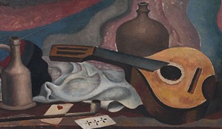 Ladislav Placatka (1923 - 1986) - Zátiší s mandolínou