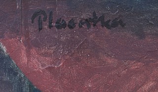 Ladislav Placatka (1923 - 1986) - Zátiší s mandolínou
