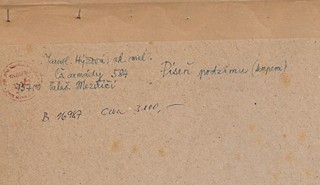 Jaroslava Hýžová (1915 - 1992) - Píseň podzimu