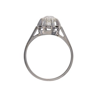 Starožitný diamantový solitér Old Europe 0,65 ct - certifikováno