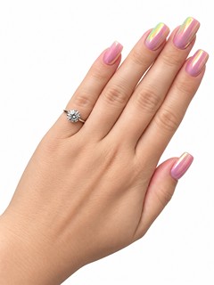 Starožitný diamantový solitér Old Europe 0,65 ct - certifikováno
