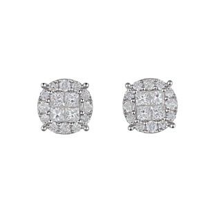 Luxusní diamantové náušnice, 2,03 ct