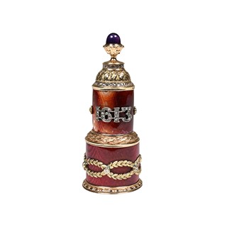 Zlatý flakon ve stylu Fabergé