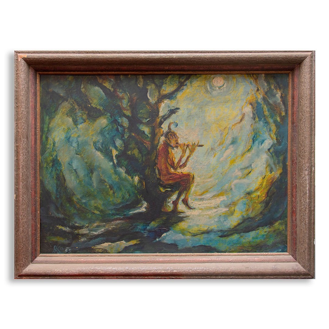 Kovařík Hubert (1888–1948) - Satyr hrající na flétnu