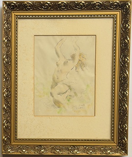 Loukota Josef (1879–1967) - Sedící ženský akt