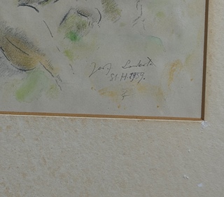 Loukota Josef (1879–1967) - Sedící ženský akt