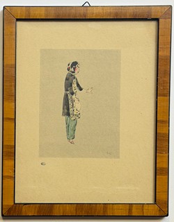 Emil Orlik (1870 - 1932) - List ze sbírky čínských příběhů, 1925