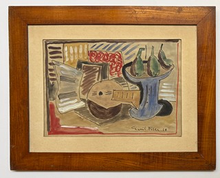 Emil Filla (1882 - 1953) - Zátiší s mandolínou, 1928