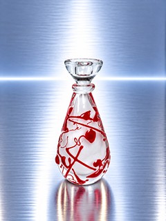 Václav Cempírek (1947) - Umělecký svícen „Candlestick 51“ (červený)