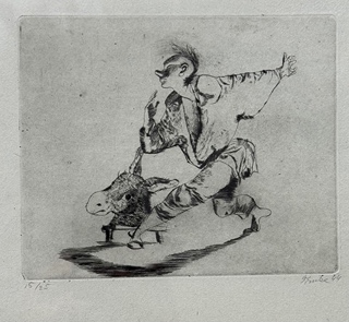 Jiří Trnka (1912 – 1969) - Tanečník s oslí hlavou