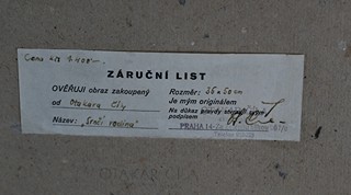 Otakar Číla (1894 - 1977) - Srnčí rodina