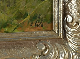 Otakar Číla (1894 - 1977) - Pytlák se zajícem