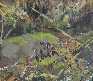Otakar Číla (1894 - 1977) - Tetřívci v mlze