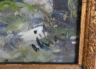 Otakar Číla (1894 - 1977) - Jelen v říji