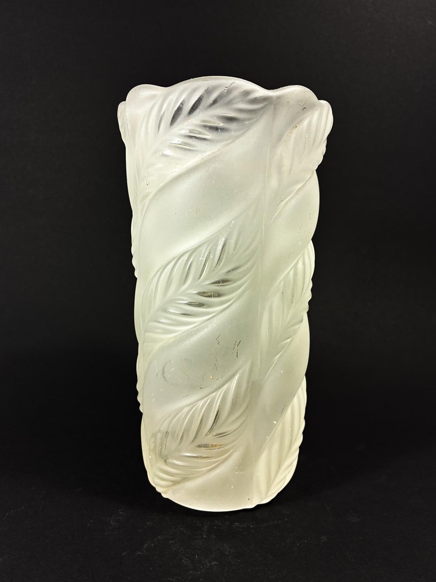Inwald Josef - Matná váza s listím - Boraloc, 19 cm