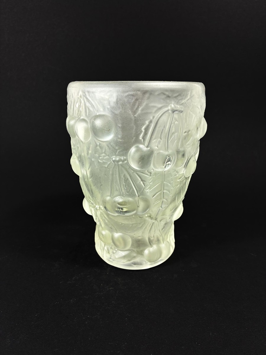 Inwald Josef - Art Deco váza s třešněmi - Barolac, 14 cm