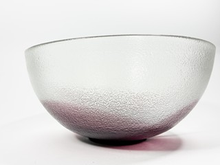 Šuhájek Jiří - Žebrovaná mísa, výška 10,5 cm.