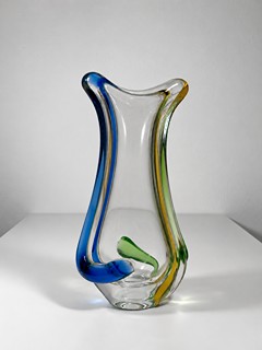 Zemek František - Útlá váza ze série Rhapsody, výška 21 cm
