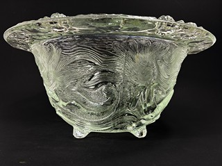 Inwald Josef - Skleněná mísa - Barolac, průměr 31,5 cm