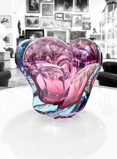 Hloušek Rudolf - Váza ,,Tulipán,, výška 16 cm