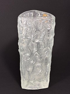 Urban Vladislav - Trojboká váza- Sklo Union, výška 23 cm