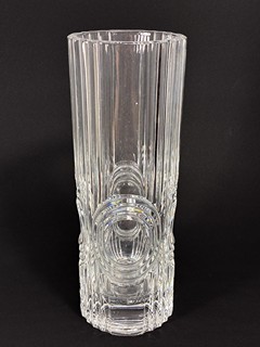 Řepásek Jiří - Lisovaná váza- Poděbradské sklárny, výška 26 cm
