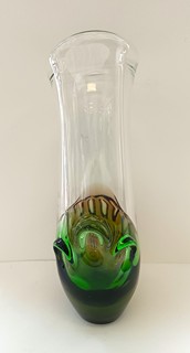 Paleček Ladislav - Váza z hutního skla Paleček Ladislav, výška 28 cm