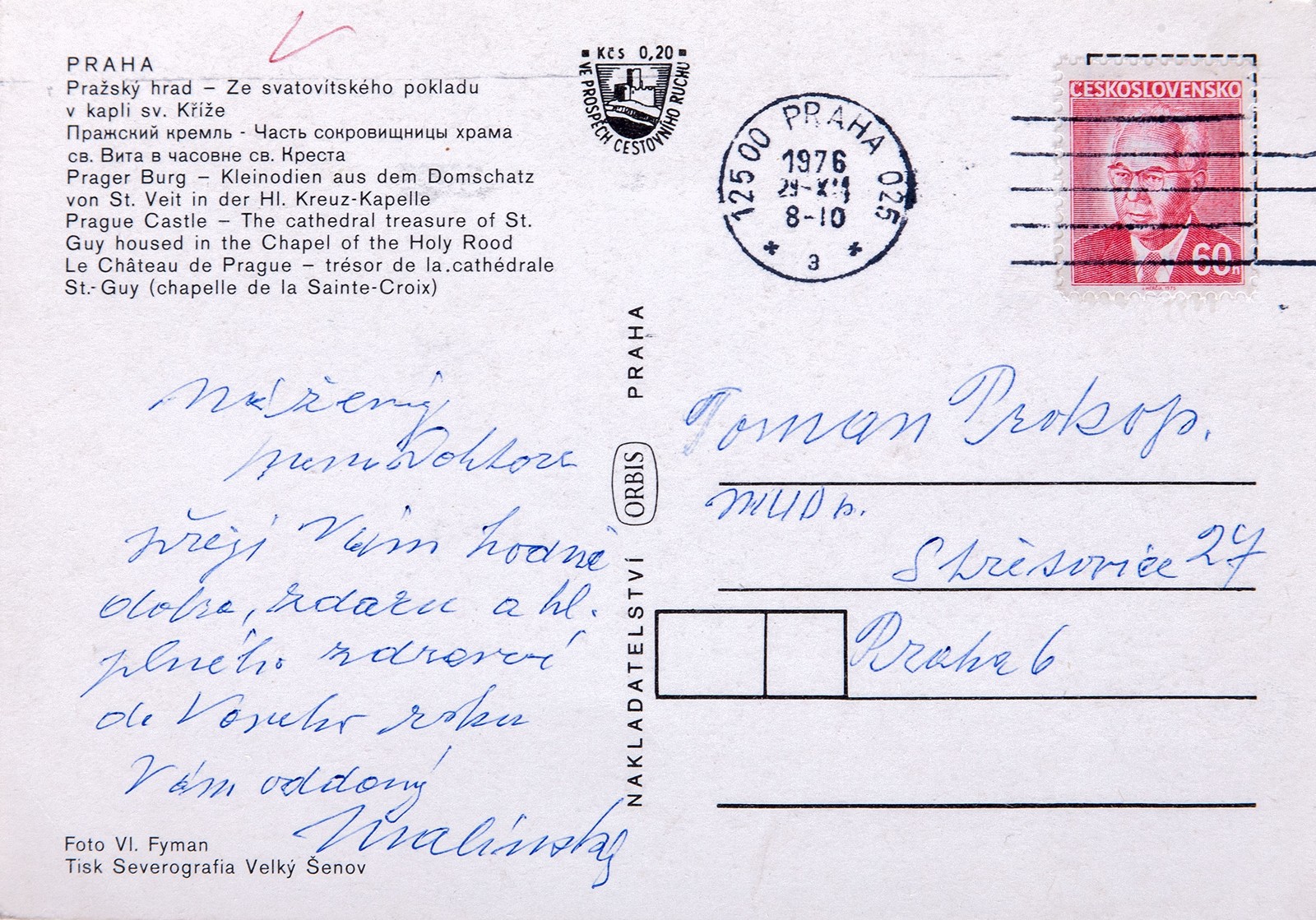 Jaroslav Malínský (1897 - 1979) - PF 1976 Prokopu Tomanovi ml.