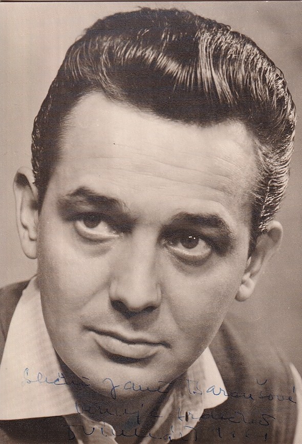 Josef Vinklář (1930 - 2007) - Podpis na fotopohlednici