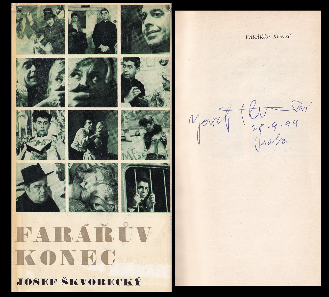 Josef Škvorecký (1924 - 2012) - Farářův konec