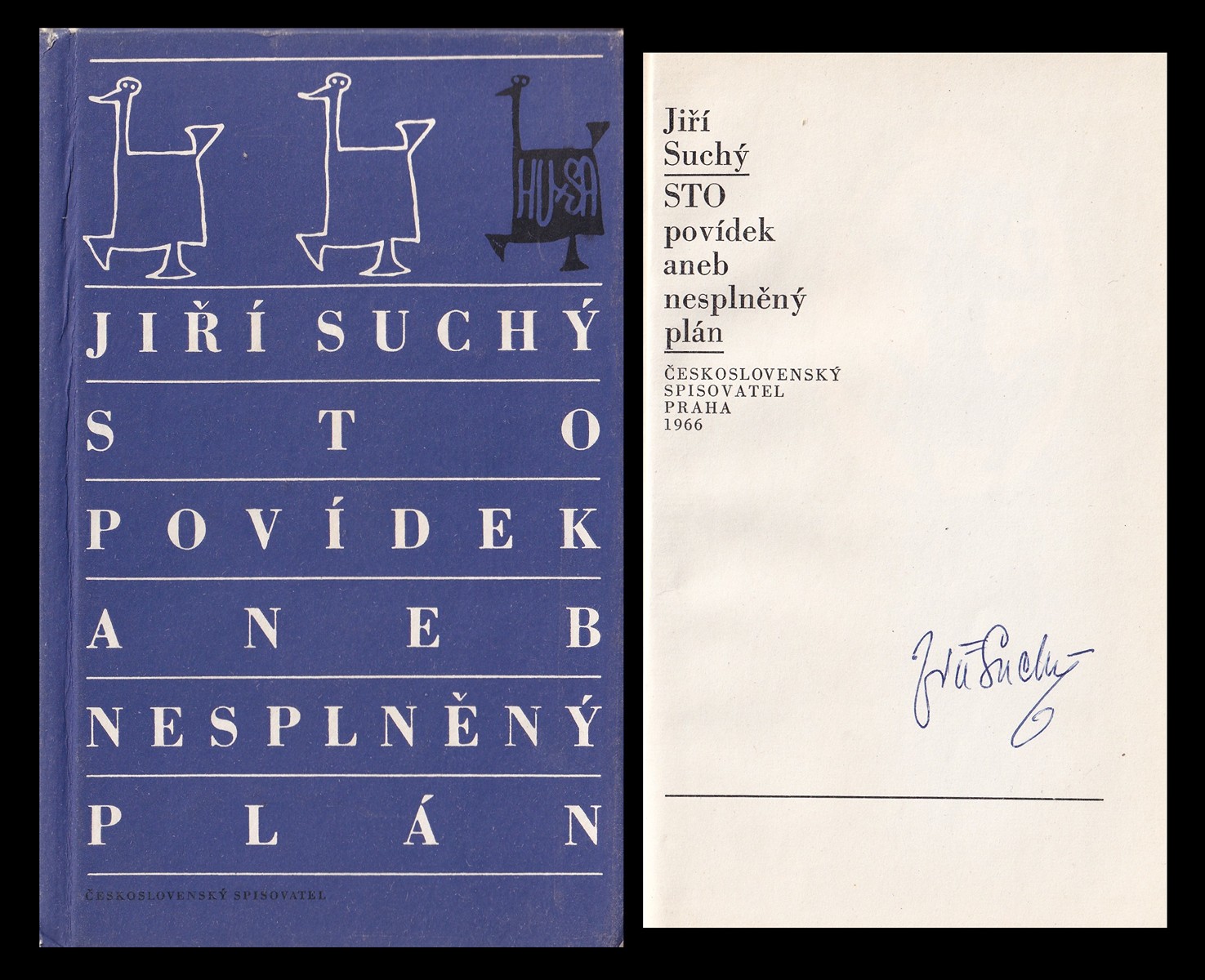 Jiří Suchý (nar. 1931) - Sto povídek aneb Nesplněný plán