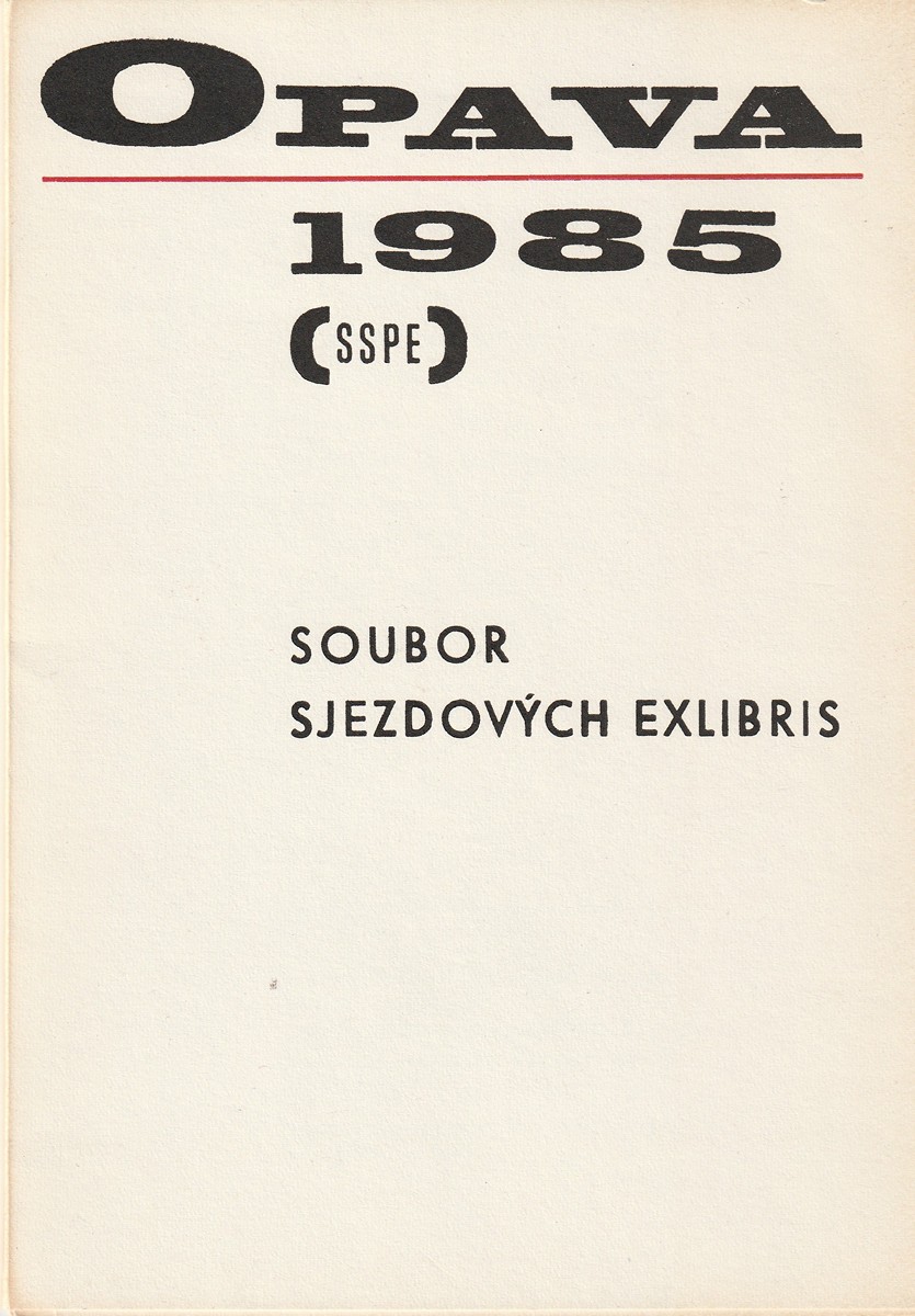 více autorů - Opava 1985: Soubor sjezdových exlibris