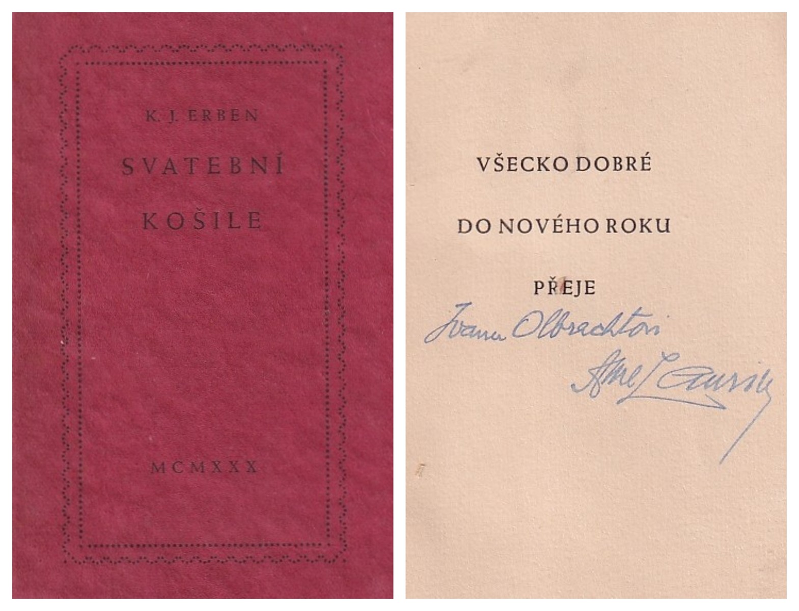 Arne Laurin (1889 - 1945) - K. J. Erben: Svatební košile