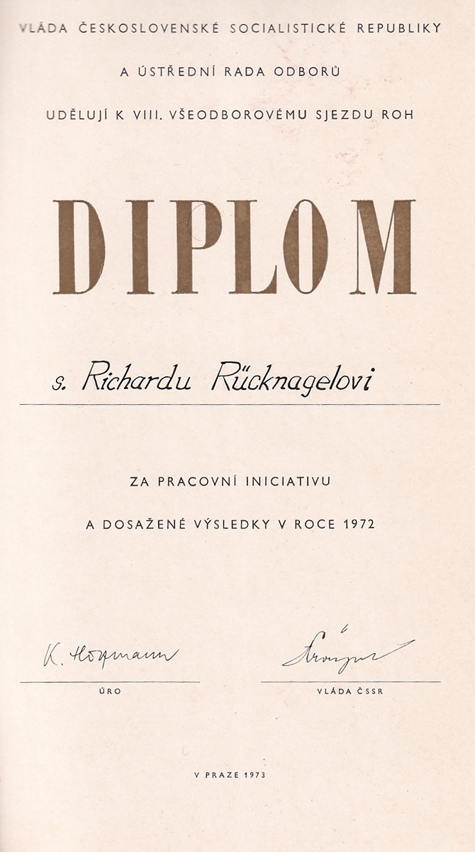 Lubomír Štrougal (1924 - 2023) - VIII. všeodborový sjezd Praha