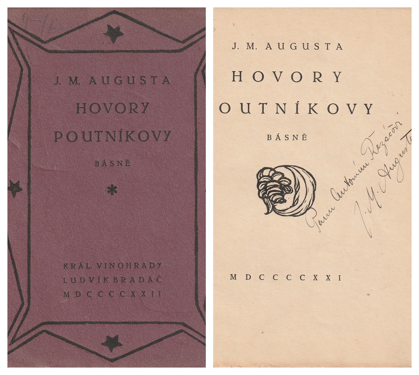Jan Maria Augusta (1897 - 1939) - Hovory poutníkovy