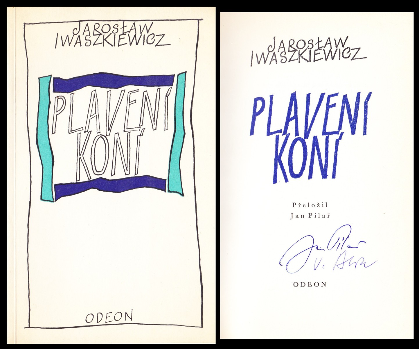 Vícero podpisů - Edice Plamen - J. Iwaszkiewicz: Plavení koní