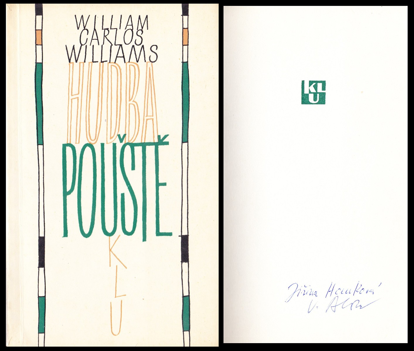 Vícero podpisů - Edice Plamen - William Carlos Williams: Hudba pouště