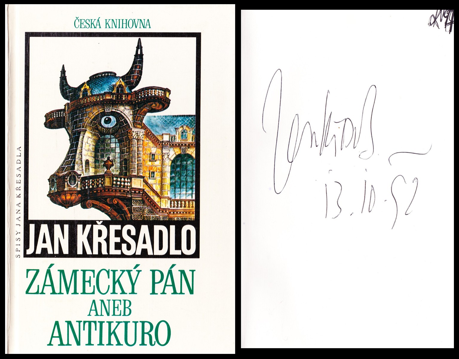 Jan Křesadlo (1926 - 1995) - Zámecký pán aneb Antikuro